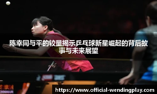 陈幸同与平的较量揭示乒乓球新星崛起的背后故事与未来展望